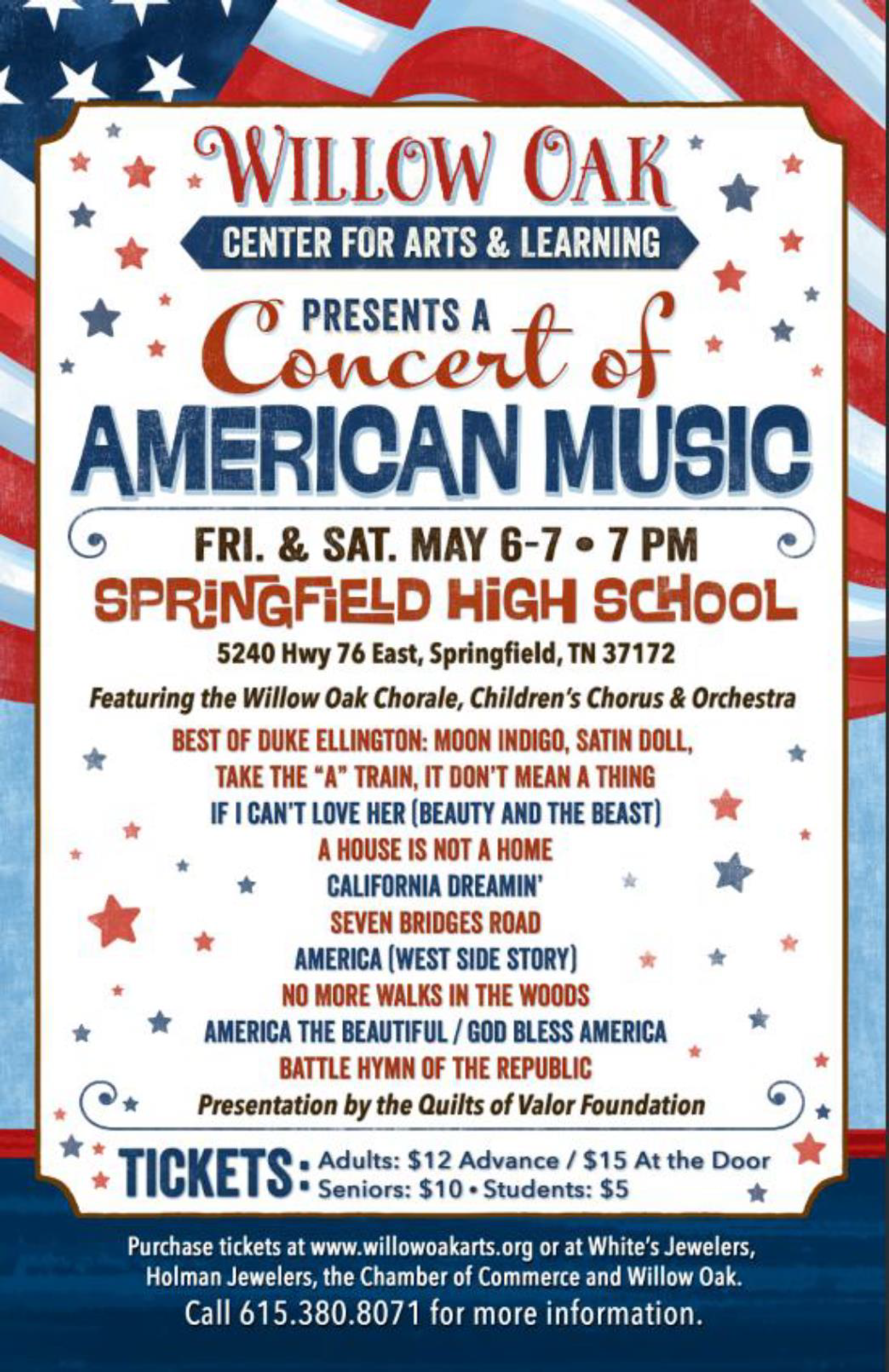 A Concert of American Music May 2016