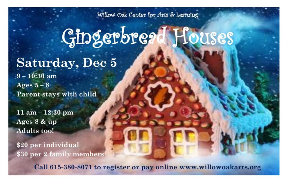 Gingerbread Houses – December 5, 2015