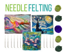 Needle felting